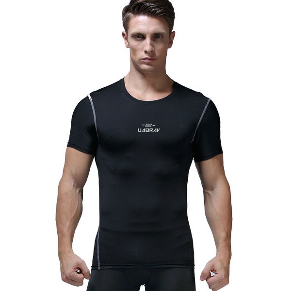 for uabrav short-sleeved bodybuilding trainning shirt fitness breathable quick dry compression running sport leisure gym shirts, Black;blue
for uabrav short-sleeved bodybuilding trainning shirt fitness breathable quick dry compression running sport leisure gym shirts, Black;blue