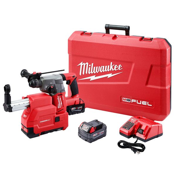 

Milwaukee 2712-22DE M18 ТОПЛИВО 18-вольтовый 1-дюймовый SDS Plus Перфоратор с батареями