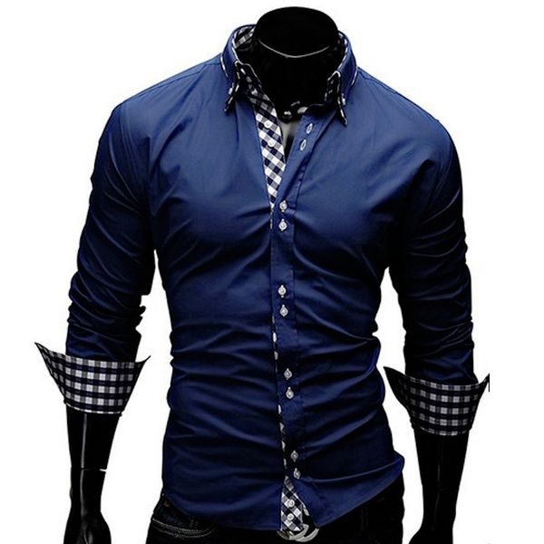 wholesale- new 2016 autumn mens long sleeve shirt camisas hombre vestir mens dress shirts hawaiian camisa social masculina -xxl 13cs23, White;black
wholesale- new 2016 autumn mens long sleeve shirt camisas hombre vestir mens dress shirts hawaiian camisa social masculina -xxl 13cs23, White;black