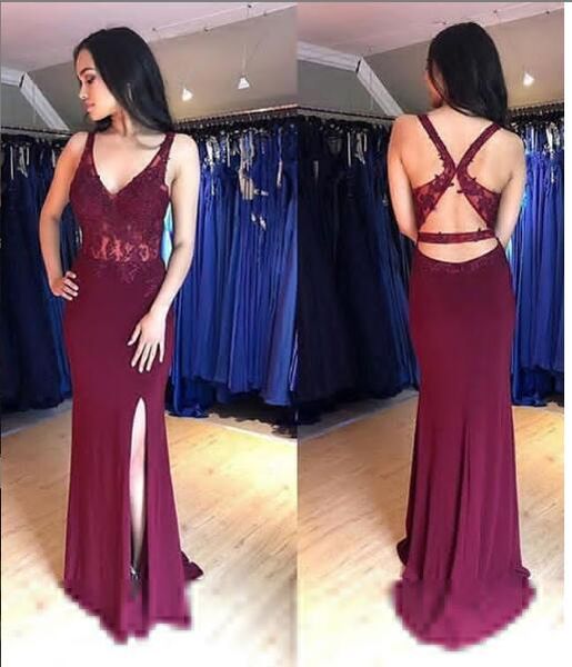 burgundy v neck black girl prom dresses long backless plus size custom made side cuts chiffon robe de cocktail evening gown
burgundy v neck black girl prom dresses long backless plus size custom made side cuts chiffon robe de cocktail evening gown