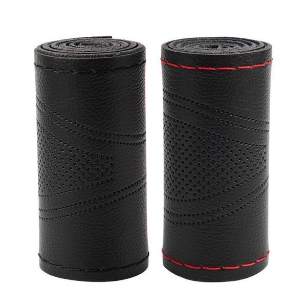 38cm microfiber leather embossing hand-sewn steering wheel cover skidproof universal steering cover
38cm microfiber leather embossing hand-sewn steering wheel cover skidproof universal steering cover