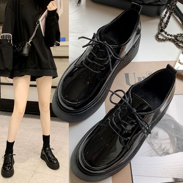 british style round toe shallow mouth women's shoes platform female footwear modis black flats autumn casual sneaker all-match
british style round toe shallow mouth women's shoes platform female footwear modis black flats autumn casual sneaker all-match