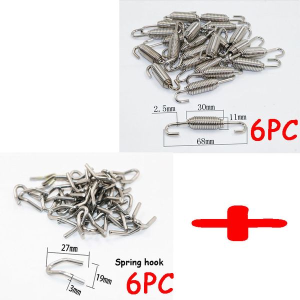 6pcs motorcycle accessories akrapovic yoshimura modified exhaust pipe stainless steel spring hook large displacement enhanced
6pcs motorcycle accessories akrapovic yoshimura modified exhaust pipe stainless steel spring hook large displacement enhanced
