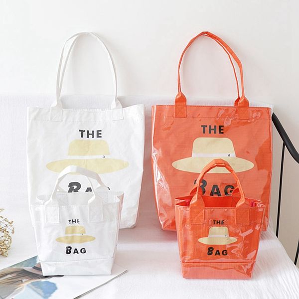 1 pc pvc cartoon printed tote jelly color girls candy bag women ladies leisure shopping shoulder bag handbag two size dropship
1 pc pvc cartoon printed tote jelly color girls candy bag women ladies leisure shopping shoulder bag handbag two size dropship