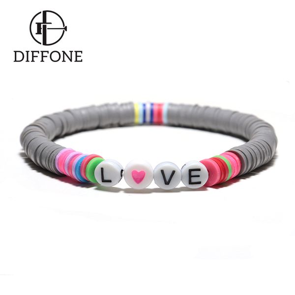 diffone boho bracelet for women girls 5 colors polymer clay braslets forever lovers braclet gift for girlfriend beach jewelry, Golden;silver
diffone boho bracelet for women girls 5 colors polymer clay braslets forever lovers braclet gift for girlfriend beach jewelry, Golden;silver