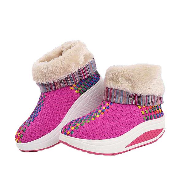 winter women's warm boots woman weave boot with velvet sport rocking shoes ladies casual shoes fashion woman female boots 2018, Black
winter women's warm boots woman weave boot with velvet sport rocking shoes ladies casual shoes fashion woman female boots 2018, Black