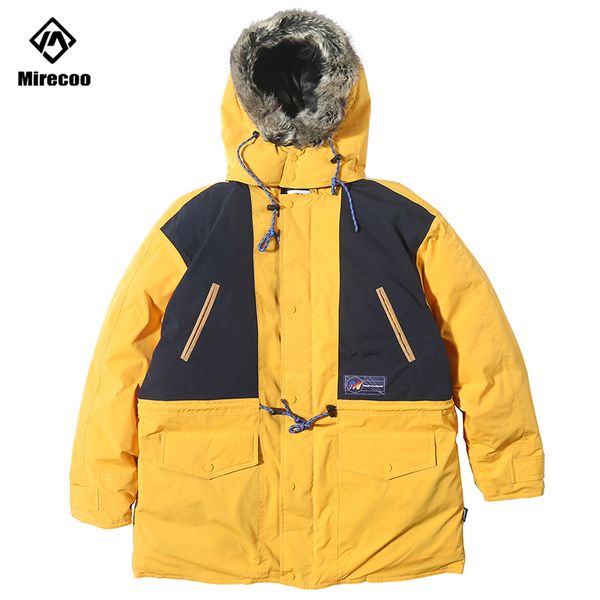 men's down & parkas fur hooded winter long jacket men color block mens parka padded coat warm windbreaker streetwear clothing2021, Black
men's down & parkas fur hooded winter long jacket men color block mens parka padded coat warm windbreaker streetwear clothing2021, Black