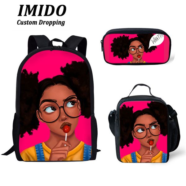 imido 2019 kids bag bagpack for school black art african girls printing school bags children 3pcs/set schoolbag mochila escolar
imido 2019 kids bag bagpack for school black art african girls printing school bags children 3pcs/set schoolbag mochila escolar