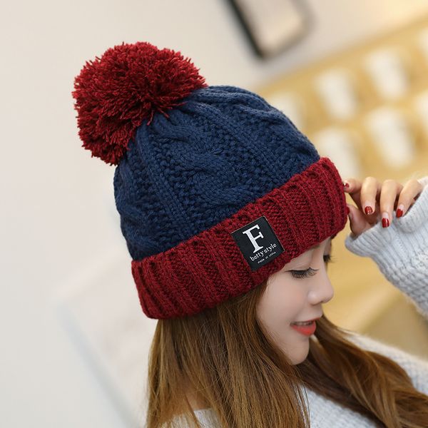 korean version of the fall and winter wool hat outdoor plus thick velvet warm hat letter womens ear pompom knit set of head cap, Blue;gray
korean version of the fall and winter wool hat outdoor plus thick velvet warm hat letter womens ear pompom knit set of head cap, Blue;gray