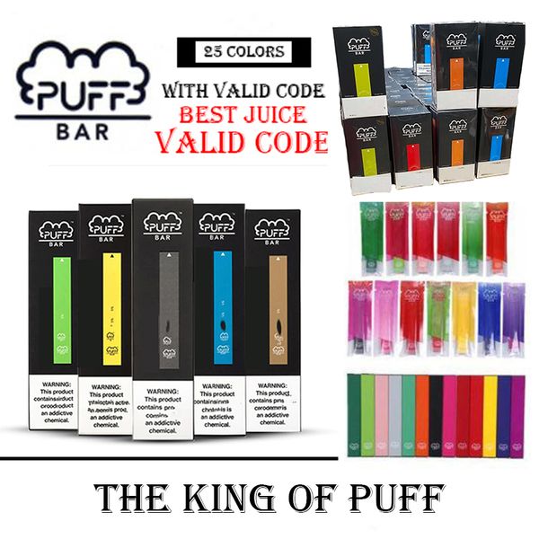 Newest Puff Bar Disposable Device Pod Starter Kit 280mAh Battery 1.3ml Cartridge Vape Empty Pen With Security Code PK POP POSH bidi stick
Newest Puff Bar Disposable Device Pod Starter Kit 280mAh Battery 1.3ml Cartridge Vape Empty Pen With Security Code PK POP POSH bidi stick