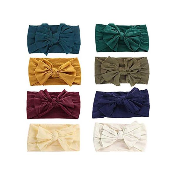 2020 new brand new newborn toddler baby girls head wrap big bow knot turban headband hair accessories baby gifts for 0-2y, Slivery;white
2020 new brand new newborn toddler baby girls head wrap big bow knot turban headband hair accessories baby gifts for 0-2y, Slivery;white