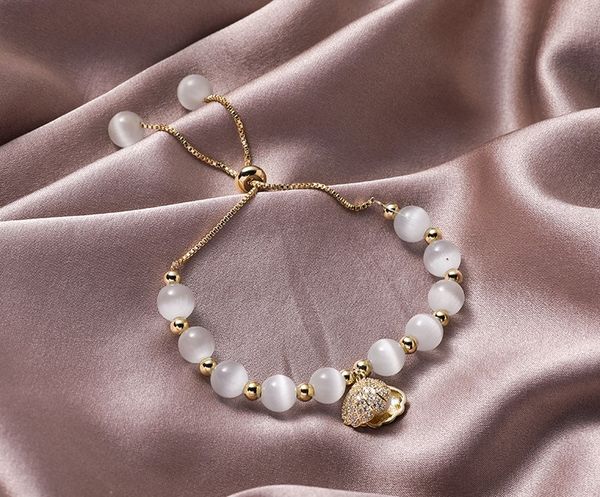 cat's eye bracelet ins niche design simple and cold wind korean version net red micro inlaid zircon shell bracelet bracelet, Black
cat's eye bracelet ins niche design simple and cold wind korean version net red micro inlaid zircon shell bracelet bracelet, Black