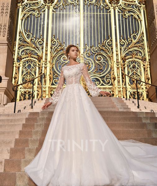 grace ivory long sleeves applique beads a-line wedding dresses bridal pageant dresses wedding attire dresses custom size 2-18 kf1228314, White
grace ivory long sleeves applique beads a-line wedding dresses bridal pageant dresses wedding attire dresses custom size 2-18 kf1228314, White