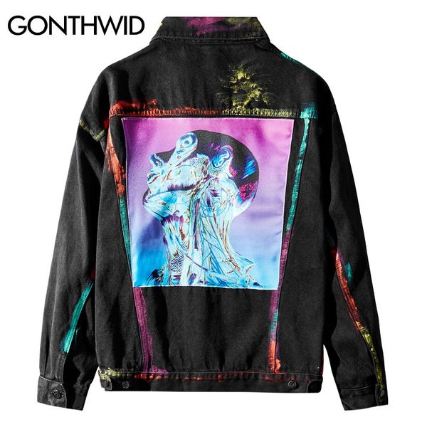 gonthwid creative character ink graffiti print denim jackets streetwear hip hop hipster punk rock jean coats fashion jacket outwear, Black;brown
gonthwid creative character ink graffiti print denim jackets streetwear hip hop hipster punk rock jean coats fashion jacket outwear, Black;brown