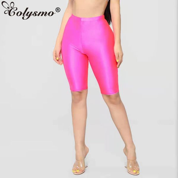 colysmo active wear biker shorts women 2020 elastic high waist shorts summer neon pink ladies green short feminino, White;black
colysmo active wear biker shorts women 2020 elastic high waist shorts summer neon pink ladies green short feminino, White;black