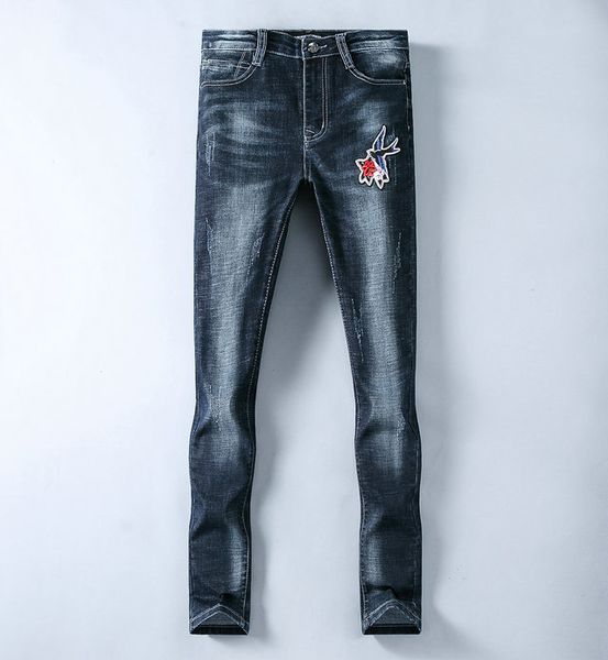 amn designer mens jeans classic luxury custom cowboy pants fashion street hip hop fashion patch grinded white scratch wild slim blue jeans
amn designer mens jeans classic luxury custom cowboy pants fashion street hip hop fashion patch grinded white scratch wild slim blue jeans