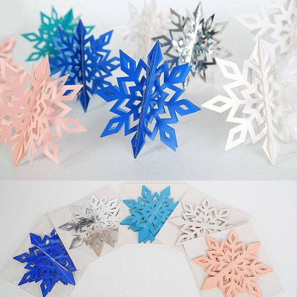 6 pcs/set cardboard 3d hollow snowflake hanging ornaments new year christmas decorations for home party decoration natal 2019
6 pcs/set cardboard 3d hollow snowflake hanging ornaments new year christmas decorations for home party decoration natal 2019