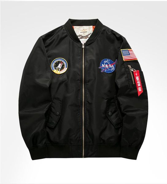autumn thin ma1 men bomber jacket fashion patches us air force pilot flight military jacket men plus size casual jacket ing, Black;brown
autumn thin ma1 men bomber jacket fashion patches us air force pilot flight military jacket men plus size casual jacket ing, Black;brown