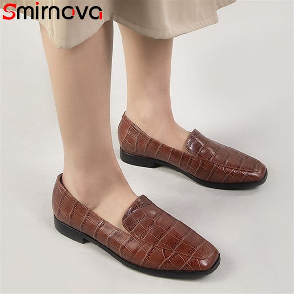 smirnova 2020 new arrival genuine leather flat shoes women square toe single shoes simple comfortable casual ladies, Black
smirnova 2020 new arrival genuine leather flat shoes women square toe single shoes simple comfortable casual ladies, Black