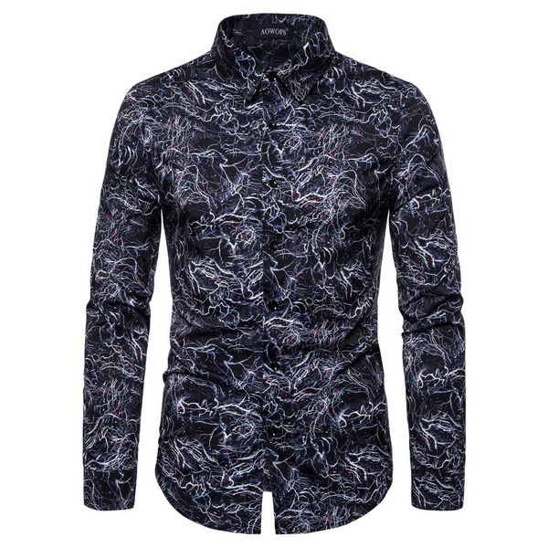 men's shirt camisa casual long sleeve mens shirts 3d printing colorful slim turn-down collar blouse camisa masculina, White;black
men's shirt camisa casual long sleeve mens shirts 3d printing colorful slim turn-down collar blouse camisa masculina, White;black