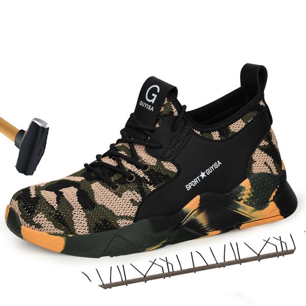 2019 men's working shoes steel toe cap work & safety boots male camouflage army green puncture proof boots zapatos de segurida, Black
2019 men's working shoes steel toe cap work & safety boots male camouflage army green puncture proof boots zapatos de segurida, Black