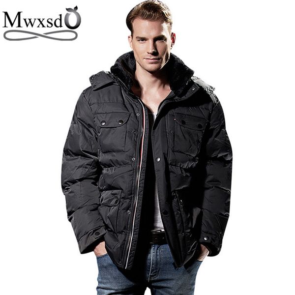 mwxsd brand men's winter warm hooded parka jacket men warm thick jacket hombre overcoat, Black
mwxsd brand men's winter warm hooded parka jacket men warm thick jacket hombre overcoat, Black