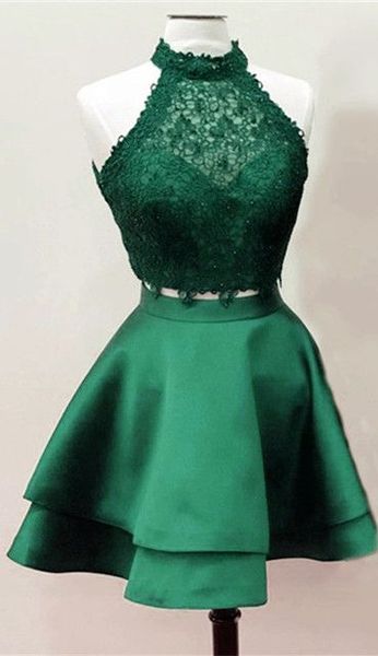real p green 2 pieces graduation party dresses satin high neck lace beading sequined short prom homecoming cocktail dress, Blue;red
real p green 2 pieces graduation party dresses satin high neck lace beading sequined short prom homecoming cocktail dress, Blue;red