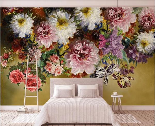 3d room wallpaper custom p mural european retro vintage hand drawn rose flower tv background wall wallpaper for walls 3 d
3d room wallpaper custom p mural european retro vintage hand drawn rose flower tv background wall wallpaper for walls 3 d