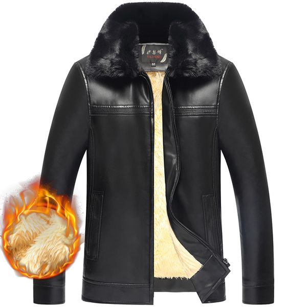 fur collar jacket for men winter autumn fleece thick new male casual warm windbreaker outerwear coat varsity overcoat pu leather, Black
fur collar jacket for men winter autumn fleece thick new male casual warm windbreaker outerwear coat varsity overcoat pu leather, Black