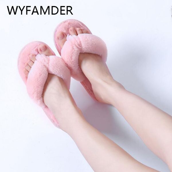 wyfamder 2019 fur indoor women slippers winter comfort flat home women flip flops slip on lady slides house shoes wl21, Black
wyfamder 2019 fur indoor women slippers winter comfort flat home women flip flops slip on lady slides house shoes wl21, Black