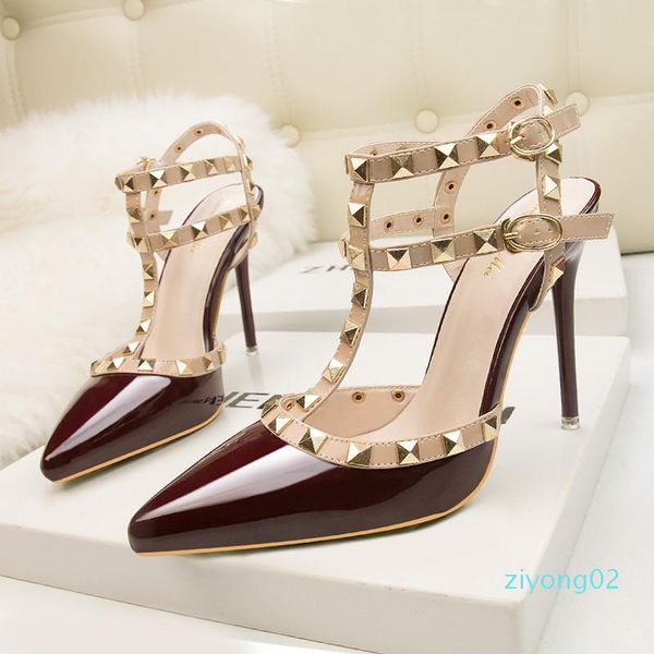 fetish red high heels womens designer shoes patent leather ladies wedding rivets gladiator sandals pumps valentine shoes black 02z
fetish red high heels womens designer shoes patent leather ladies wedding rivets gladiator sandals pumps valentine shoes black 02z