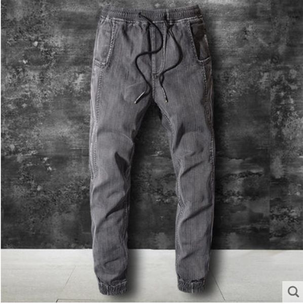 black ash fertilizer plus-size jeans male popular logo elastic long pants draw string is an elastic waist fat fat haroun pants, Blue
black ash fertilizer plus-size jeans male popular logo elastic long pants draw string is an elastic waist fat fat haroun pants, Blue