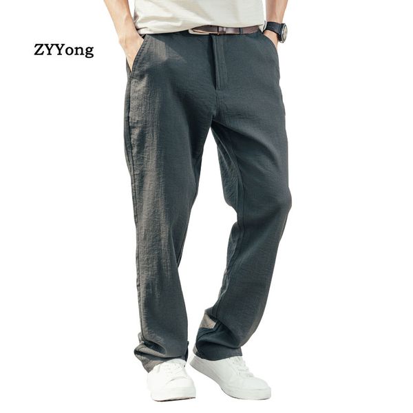 men summer fashion trousers elastic straight loose casual breathable outdoor solid sportswear comfortable men thin section pants, Black
men summer fashion trousers elastic straight loose casual breathable outdoor solid sportswear comfortable men thin section pants, Black