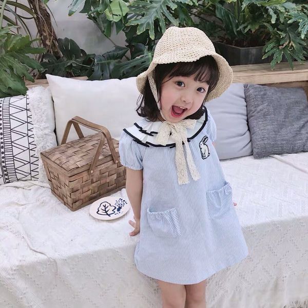 Hot 2019 New Summer Dress Toddler Blue Striped Kids Baby Girls Lovely Clothes Party Gown Dresses
Hot 2019 New Summer Dress Toddler Blue Striped Kids Baby Girls Lovely Clothes Party Gown Dresses