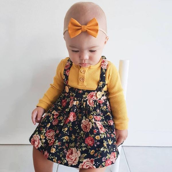 girls clothes kids toddler baby girls summer clothes toddler baby long sleeve print straps skirt headband set, White
girls clothes kids toddler baby girls summer clothes toddler baby long sleeve print straps skirt headband set, White