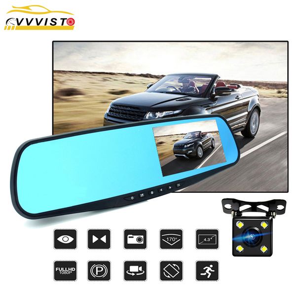 full hd 1080p car dvr camera auto 4.3 in rearview mirror dvr dash camera for car recorder video registrator mini avtoregistr
full hd 1080p car dvr camera auto 4.3 in rearview mirror dvr dash camera for car recorder video registrator mini avtoregistr