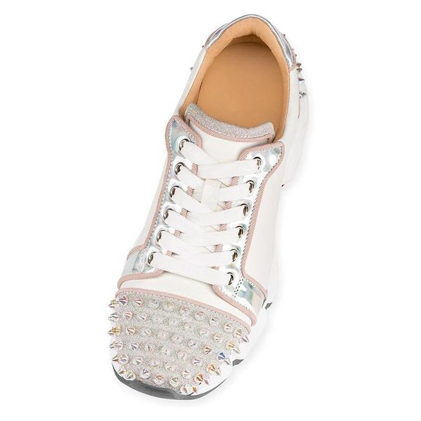 2020 new sock shoes studded spikes casual flats red bottom party designer wedding sock sneakers lovers genuine leather casual shoes with b, Black
2020 new sock shoes studded spikes casual flats red bottom party designer wedding sock sneakers lovers genuine leather casual shoes with b, Black