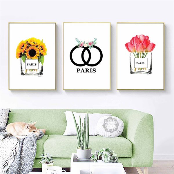 nordic home decoration abstract coco perfume bottle and flower wall art n5 canvas painting modern wall pictures for living room
nordic home decoration abstract coco perfume bottle and flower wall art n5 canvas painting modern wall pictures for living room