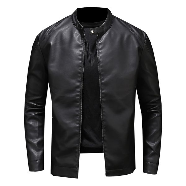 2019 new stand-up collar slim motorcycle leather men's leather jacket pu jacket men's coat, Black;brown
2019 new stand-up collar slim motorcycle leather men's leather jacket pu jacket men's coat, Black;brown