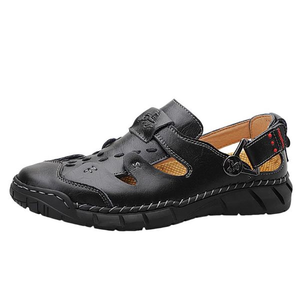 2020 new casual shoes genuine leather men shoes beach sandals men's sandals man fashion outdoor men summer#316, Black
2020 new casual shoes genuine leather men shoes beach sandals men's sandals man fashion outdoor men summer#316, Black