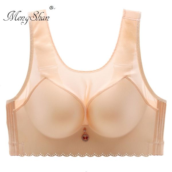 mengshan fat mm 100 kg plus full cup underwear women anti-light big size bra wireless lingerie femme push up bra cd cup 120, Red;black
mengshan fat mm 100 kg plus full cup underwear women anti-light big size bra wireless lingerie femme push up bra cd cup 120, Red;black