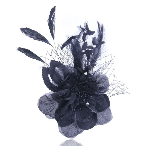 korean exquisite fashion cloth art fabric flower brooch luxury jewelry corsage cute feather lapel pin for women accessories 2019, Gray
korean exquisite fashion cloth art fabric flower brooch luxury jewelry corsage cute feather lapel pin for women accessories 2019, Gray