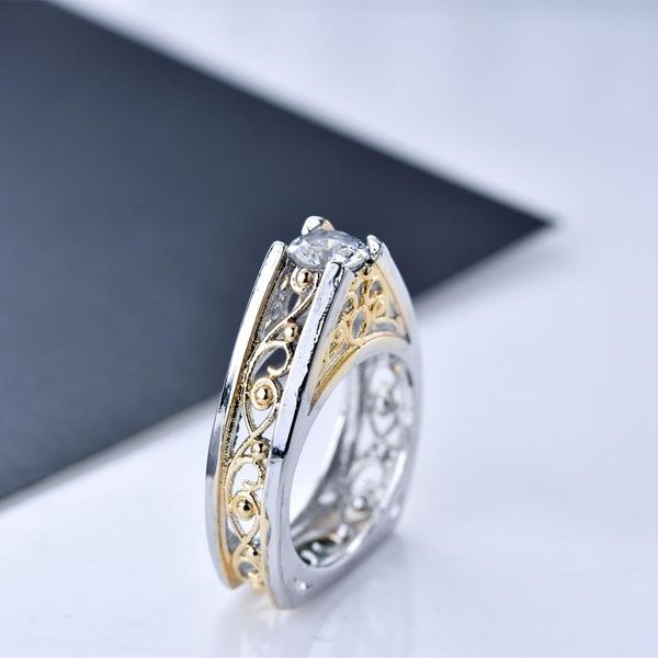 new creative design women ring fashion silver gold color wedding jewelry crystal promise engagement rings for women, Slivery;golden
new creative design women ring fashion silver gold color wedding jewelry crystal promise engagement rings for women, Slivery;golden