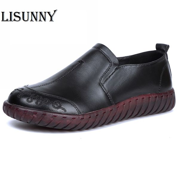 women flat 2020 spring/autumn handmade genuine leather shoes woman loafers female slip on shoes casual ladies flats, Black
women flat 2020 spring/autumn handmade genuine leather shoes woman loafers female slip on shoes casual ladies flats, Black