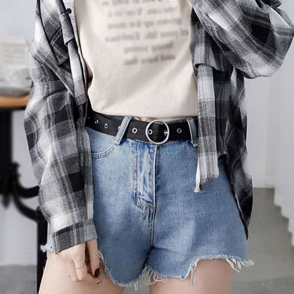 women nylon belts round pin buckle solid color ladies waist strap jeans trouser black student female waistband punk adjustable, Black;brown
women nylon belts round pin buckle solid color ladies waist strap jeans trouser black student female waistband punk adjustable, Black;brown