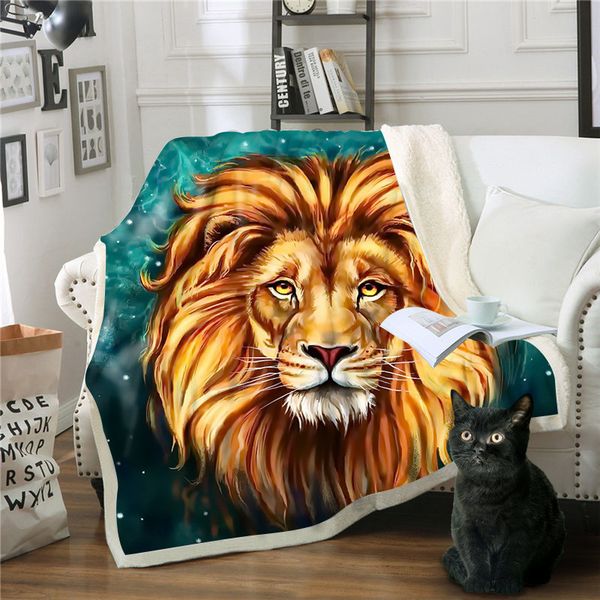 blanket lion mantas para sofa decorativa colcha de cama casal throw blanket frazadas de polar coperte drop shipping
blanket lion mantas para sofa decorativa colcha de cama casal throw blanket frazadas de polar coperte drop shipping