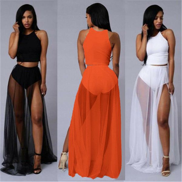 summer women sheer bikini cover-up summer high waist swimwear beach ladies long dress beachwear, Blue;gray
summer women sheer bikini cover-up summer high waist swimwear beach ladies long dress beachwear, Blue;gray