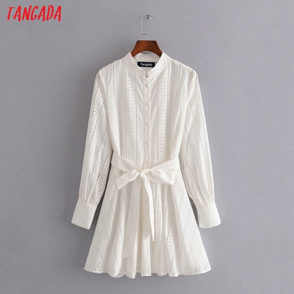 angada women white embroidery shirt dress with slash long sleeve 2020 new females mini dresses vestidos 3h104, Black;gray
angada women white embroidery shirt dress with slash long sleeve 2020 new females mini dresses vestidos 3h104, Black;gray