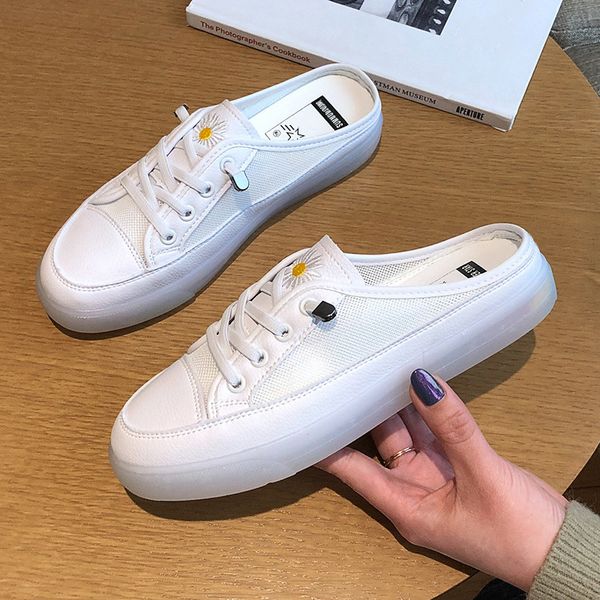 women canvas shoes women casual flats mules mesh shoes lace-up ladies summer hollow white sneakers size 35-40, Black
women canvas shoes women casual flats mules mesh shoes lace-up ladies summer hollow white sneakers size 35-40, Black