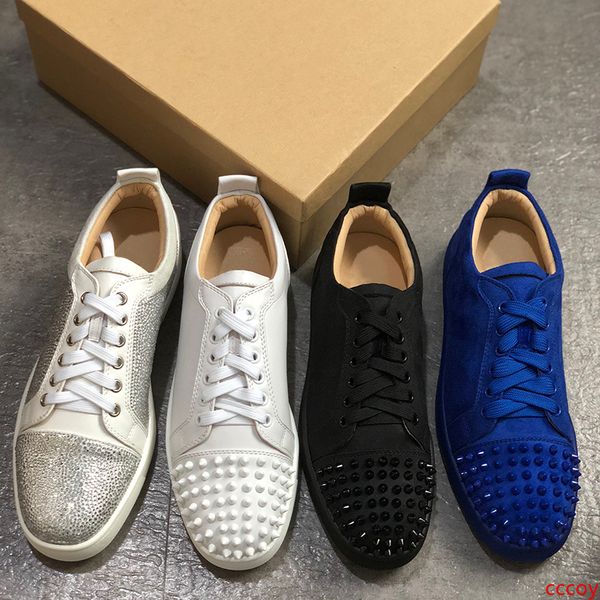 men spike shoes white leather designer spikes sneakers women trainers suede casual shoes leather lace-up spikes red sole
men spike shoes white leather designer spikes sneakers women trainers suede casual shoes leather lace-up spikes red sole